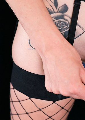 cum in pussy, european, fishnet stockings, panties, shaved pussy, tattooed, tera link, 